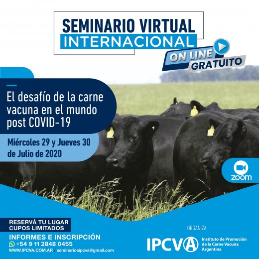 Seminario Internacional Virtual del IPCVA:<br>El desafío  de l...