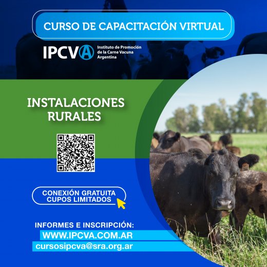 Instalaciones rurales: nuevo curso de capacitación virtual del IPCVA 