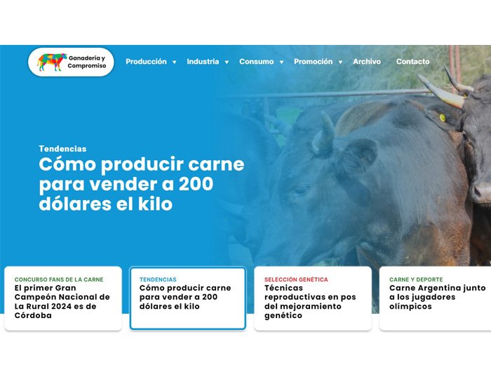 Ganadería y Compromiso: nuevo portal técnico de la carne argentina