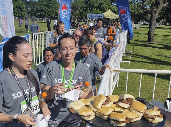 La Carne Argentina fue el combustible oficial de la Baires 15km 